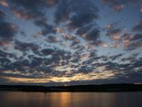 Faszinierende Morgenstimmung auf der Wolga